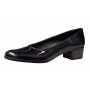 Pantofi dama casual din piele naturala Negru LAC - STD27NL